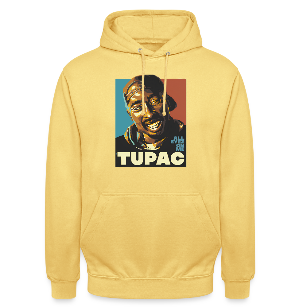 Sweat-shirt à capuche unisexe - jaune citron