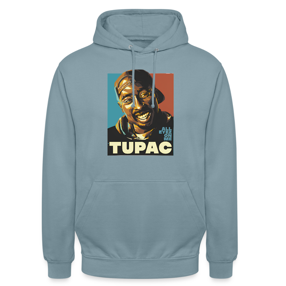 Sweat-shirt à capuche unisexe - bleu fumée