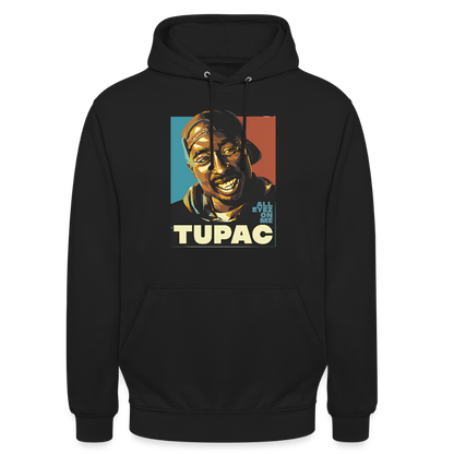 Sweat-shirt à capuche unisexe - noir