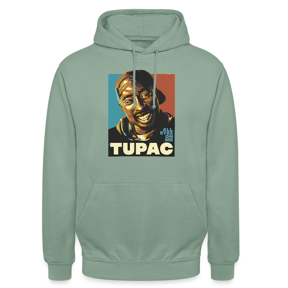 Sweat-shirt à capuche unisexe - vert-de-gris