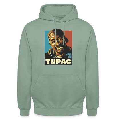 Sweat-shirt à capuche unisexe - vert-de-gris